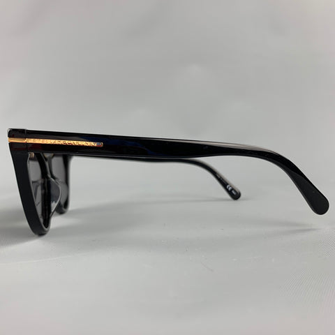 STELLA McCARTNEY SC0212S Black Acetate Star Cat Eye Sunglasses