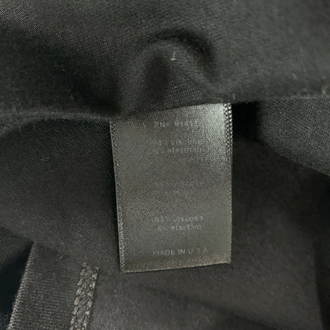 IAN R.N. Size XS Black Viscose & Elastine Solid Cardigan