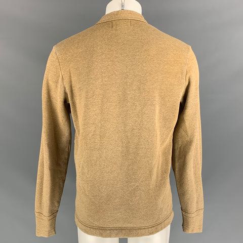 POLO by RALPH LAUREN Size M Tan Cotton / Polyester Buttoned Cardigan