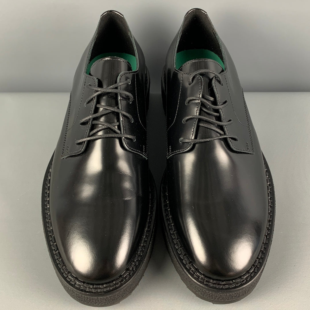 JOHN ELLIOTT Size 10 Black Leather Creeper Lace Up Shoes – Sui