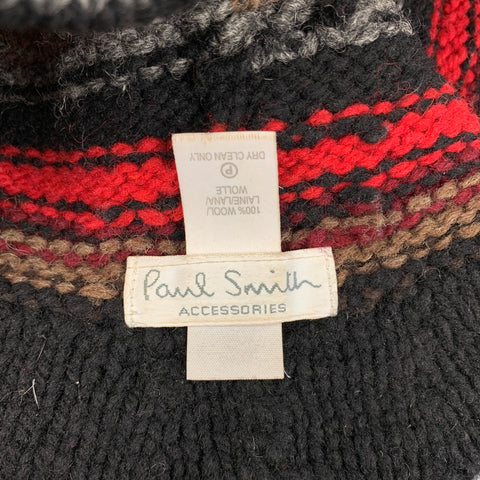 PAUL SMITH Multi-Color Knitted Wool Hat