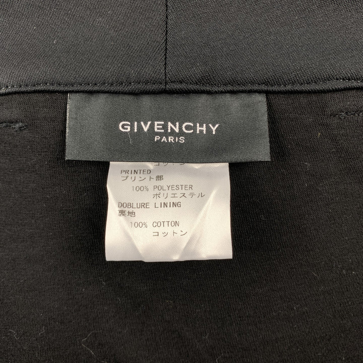 GIVENCHY Printemps 2014 Taille 28 Jupe tablier en polyester graphique noir "17"