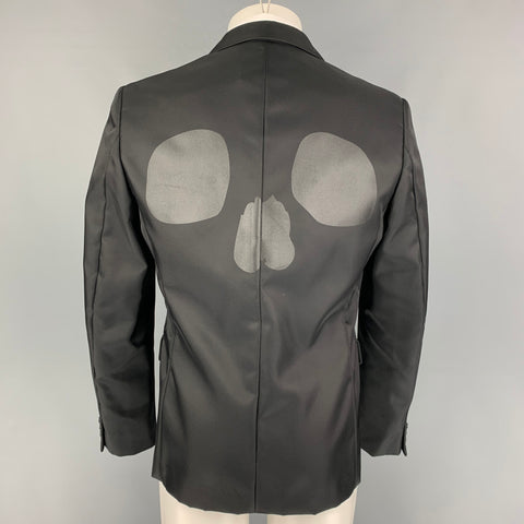 COMME des GARCONS HOMME PLUS Size M Black Nylon Sport Coat