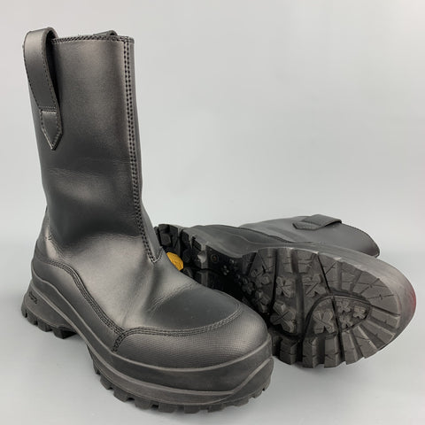 STELLA McCARTNEY Taille 10 Bottines à enfiler en simili cuir noir