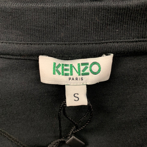 KENZO Taille S T-shirt oversize en coton Sea Lily multicolore noir