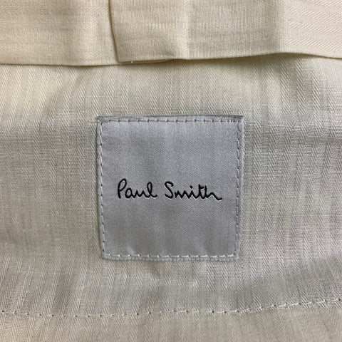 PAUL SMITH Size 32 Burgundy Wool Mohair Zip Fly Dress Pants