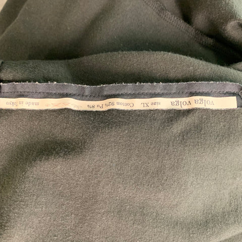 VOLGA VOLGA Size M Charcoal Solid Long Sleeve T-shirt