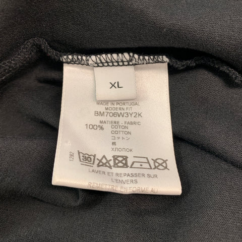 GIVENCHY Size XL Black Red Graphic Cotton Long Sleeve T-shirt
