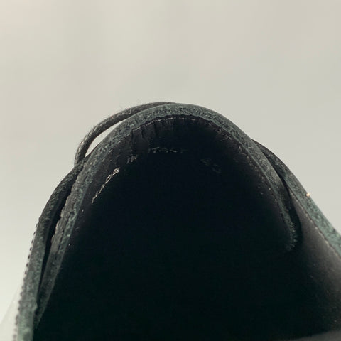 JOHN ELLIOTT Size 10 Black Leather Creeper Lace Up Shoes