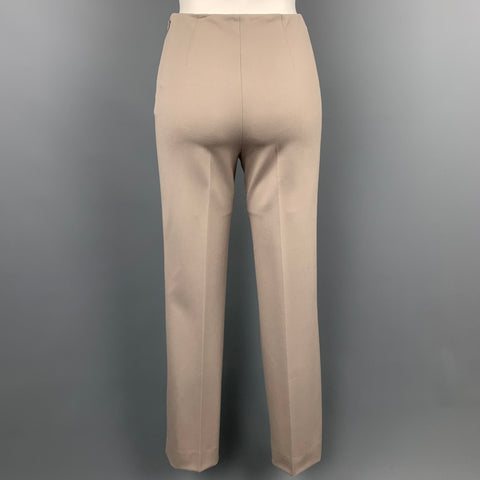 RALPH LAUREN Black Label Talla 2 Pantalón de vestir de lana color topo