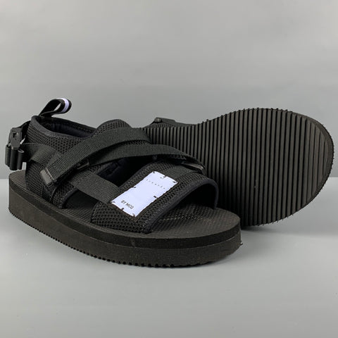 MCQ Taille 9 Sandales en mousse Breathe BR-7 en maille noire