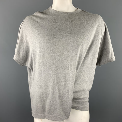 Y's by YOHJI YAMAMOTO Size One Size Light Grey Cotton T-shirt
