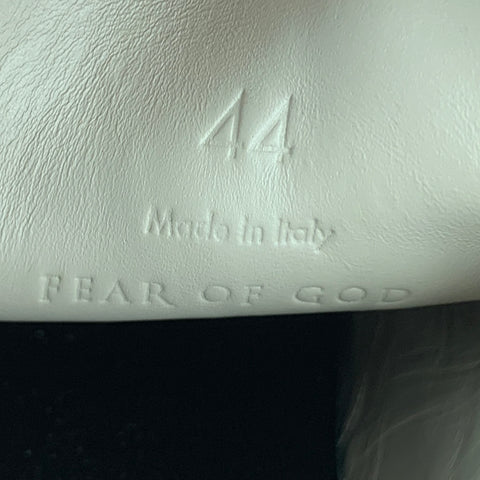 FEAR OF GOD Baskets basses en daim gris taille 11