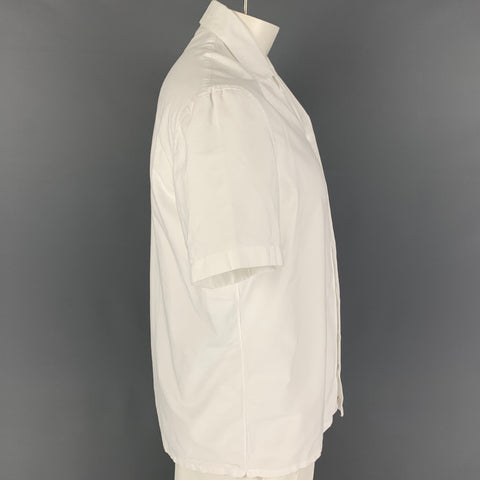 EIDOS Camisa Manga Corta Algodón Blanco Talla M