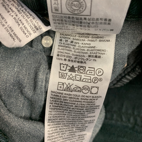 LEVI STRAUSS Size 32 Black Cotton Jeans
