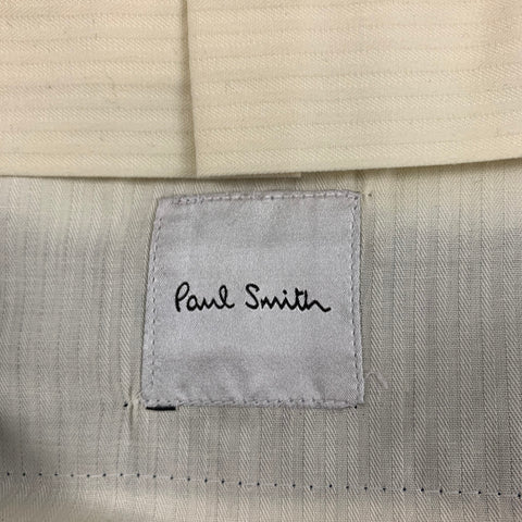 PAUL SMITH Size 36 Regular Blue Wool Notch Lapel Suit