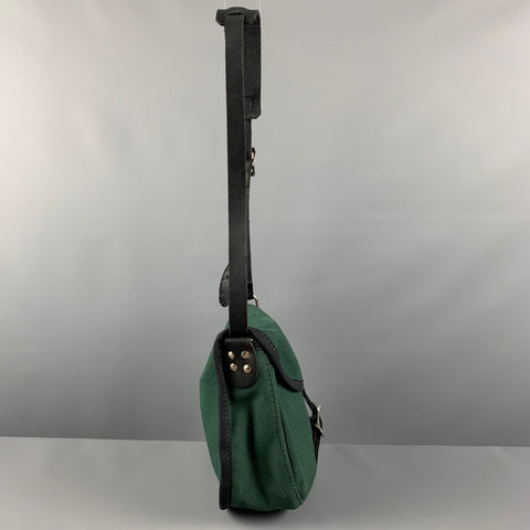 SOUTH 2 WEST 8 Green Black Canvas Leather Cross Body Bags