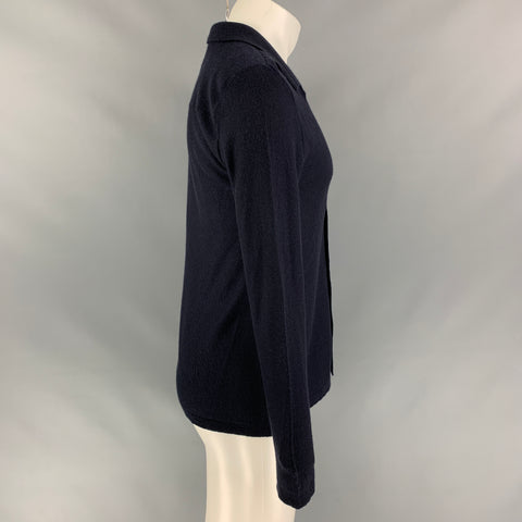 BURBERRY PRORSUM Size S Navy Cashmere Cardigan Sweater