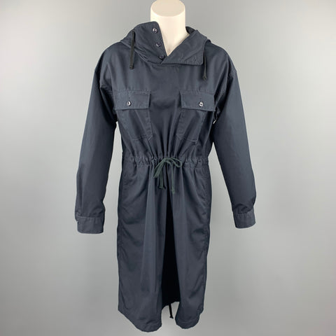 ENGINEERED GARMENTS Taille S Robe chemise noire en polyester/coton