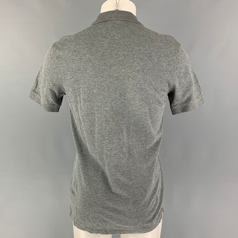 PAUL SMITH Size S Grey Cotton Short Sleeve Polo