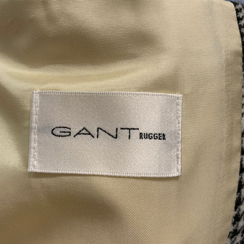 GANT Size 42 Black White Glenplaid Wool Blend Single breasted 36 29 Suit