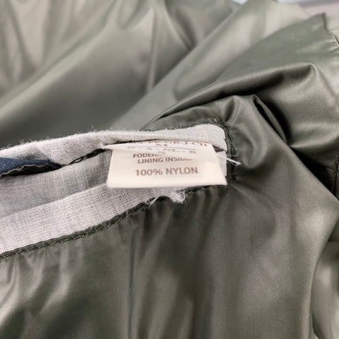 BRUNELLO CUCINELLI Size M Navy Nylon Zip & Buttons Jacket