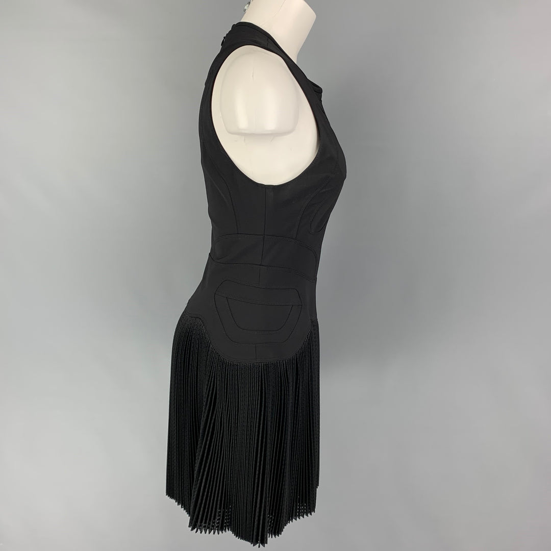 ALEXANDER WANG Size 10 Black Polyamide Sleeveless Dress