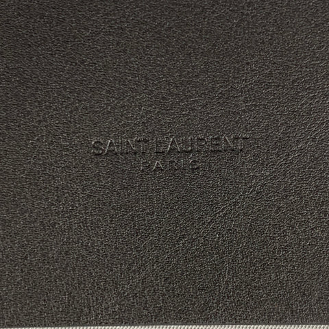 SAINT LAURENT Waist Size 30 Black Patent Leather Belt