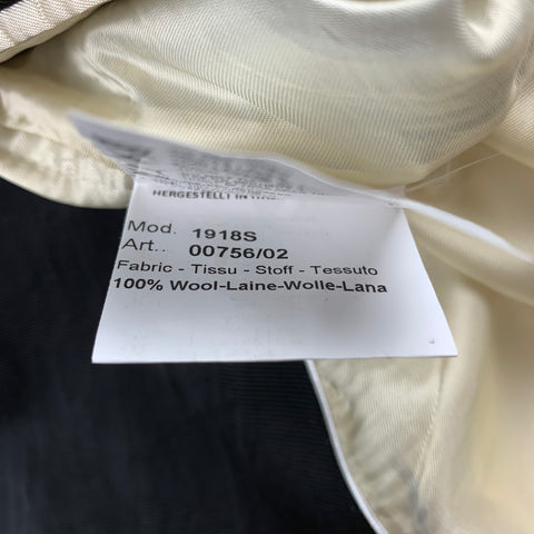 PAUL SMITH Size 36 Regular Cream & Black Wool Shawl Collar Sport Coat