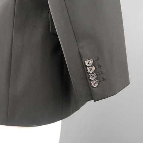 PRADA US 40 / IT 50  Black Single Breasted Sport Jacket Coat
