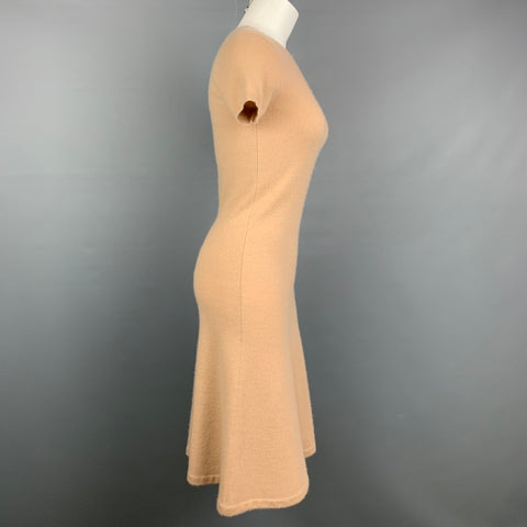 RALPH LAUREN Black Label Taille XS Robe en cachemire camel