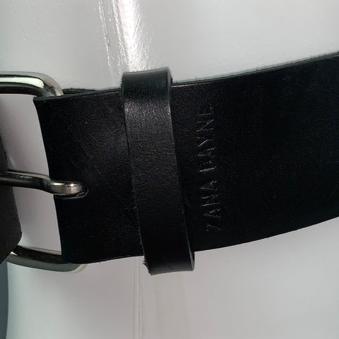 ZANA BAYNE Harnais en cuir noir taille S