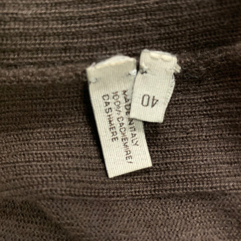 BOTTEGA VENETA Size S Brown Cashmere Knitted Tank Top