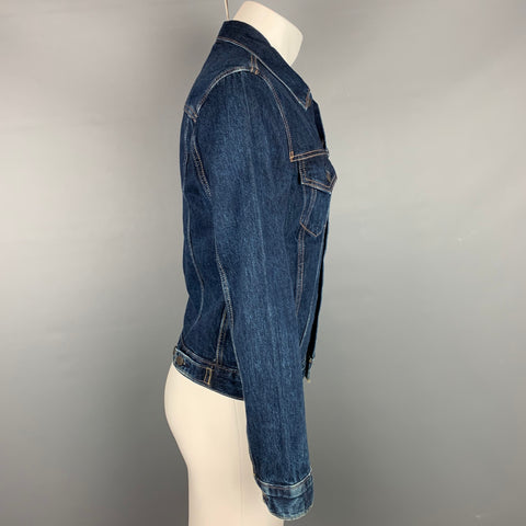 LEVI STRAUSS Chaqueta camionera vaquera azul lavado oscuro talla premium S