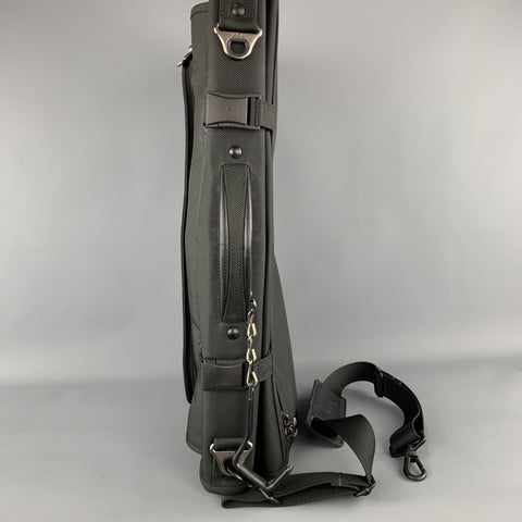 TUMI Black Nylon Canvas Travel TSA Approved Garment Bag