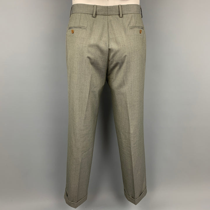 PAUL SMITH The Byard Size 44 Regular Grey Wool Notch Lapel Suit