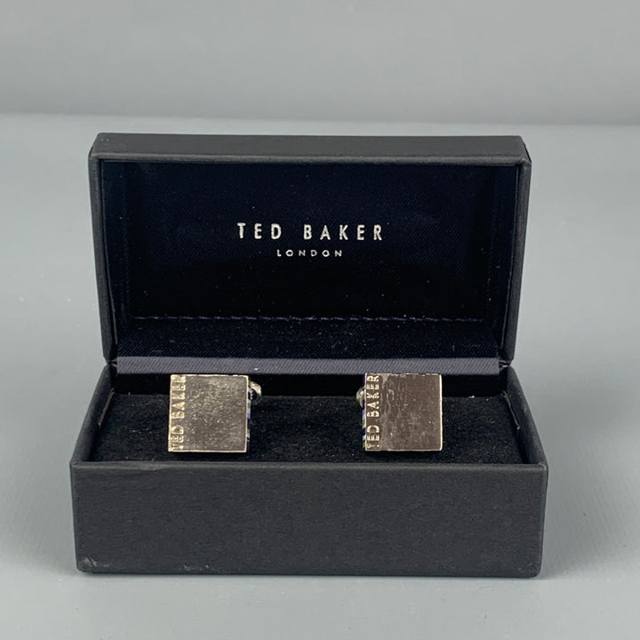 TED BAKER Silver Tone Cuff Links