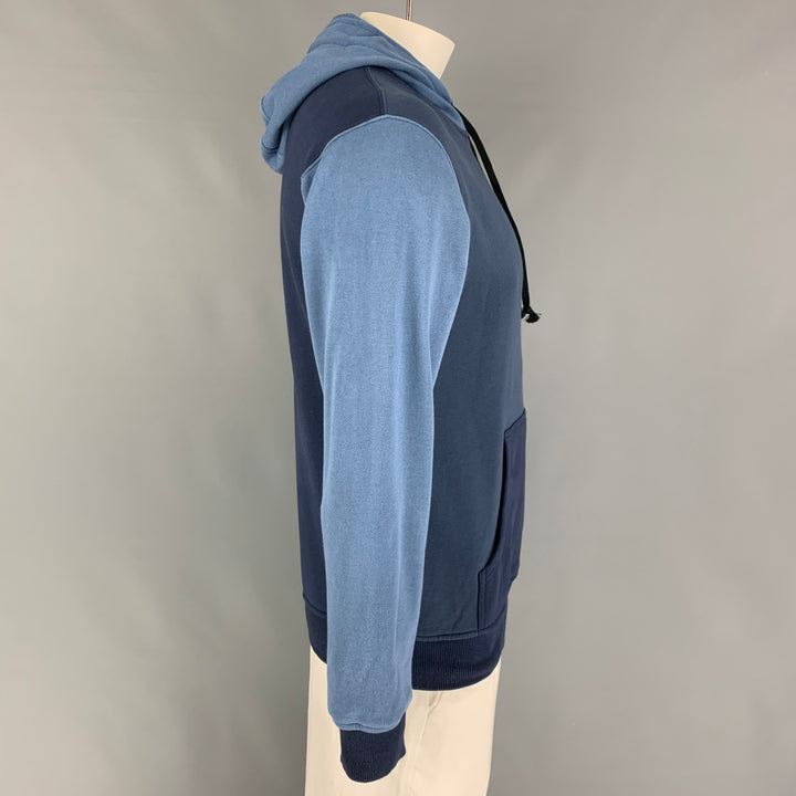 COMME des GARCONS SHIRT Size L Navy Blue Cotton Hoodie Sweatshirt