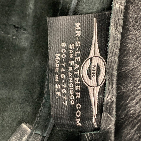 MR. S LEATHER Size 30 Black Leather Casual Pants