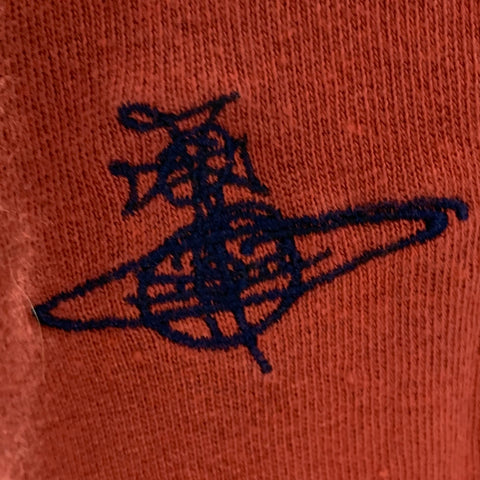 VIVIENNE WESTWOOD Size S Orange Blue Contrast Trim Sweatpants Casual Pants