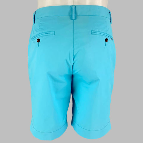 POLO by RALPH LAUREN Size 30 Light Blue Cotton Zip Fly Shorts