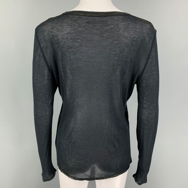 ZADIG & VOLTAIRE Size S Black Modal Long Sleeve T-Shirt