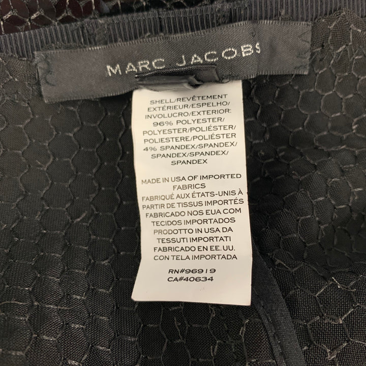 MARC JACOBS Taille 0 Legging à paillettes en polyester noir