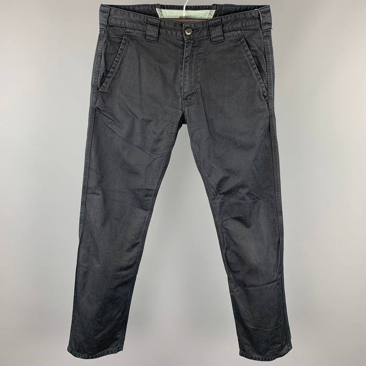 JUNYA WATANABE Size M Navy Cotton Zip Fly Casual Pants