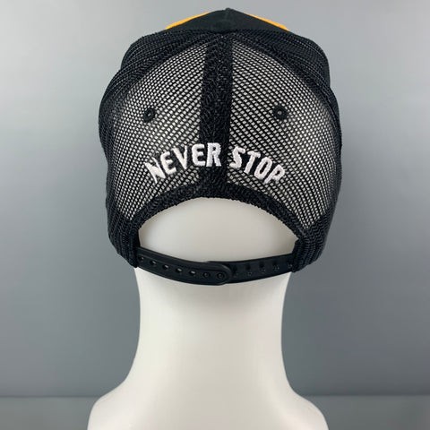 DSQUARED2 Black Yellow Embroidered Canvas Hats