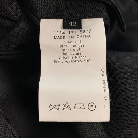 UNITED ARROWS Size 30 Black Tuxedo Dress Pants