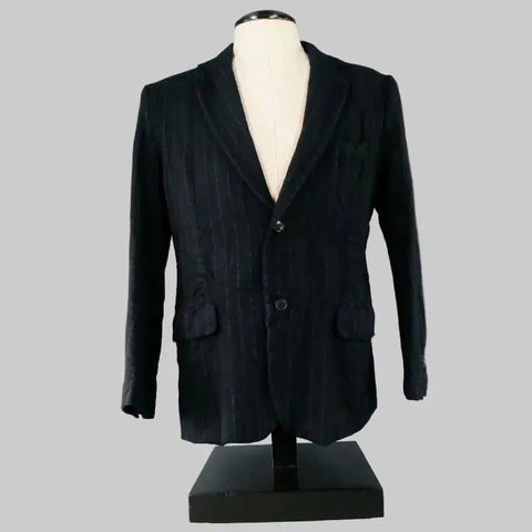 08SIRCUS by Kiminori Morishita 42 Regular Wool Navy Sport Coat 08SIRCUS