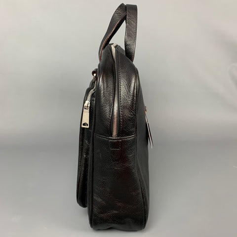 JACK SPADE Sac pour ordinateur portable en cuir grainé noir