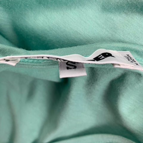 JIL SANDER Camiseta sin mangas plisada de modal de algodón color menta Talla S