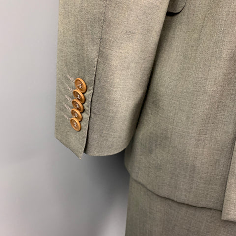 PAUL SMITH The Byard Size 44 Regular Grey Wool Notch Lapel Suit